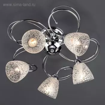 Люстра Natalie 5x60Вт E14 хром