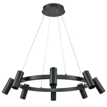 Люстра Neo, 40Вт LED, 4000K, 3200лм, цвет чёрный