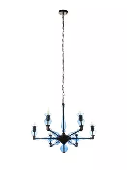 Люстра «Нео» 540 Вт Е14 синий 676760+150 см