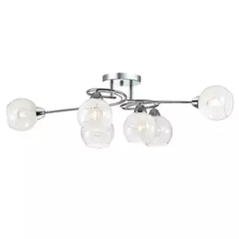 Люстра NEVETTE 6x60Вт E14 хром