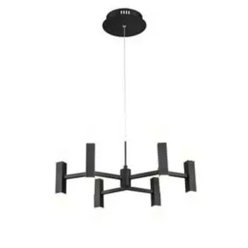 Люстра Niami, 48Вт LED, 4000K, 2976лм, цвет чёрный