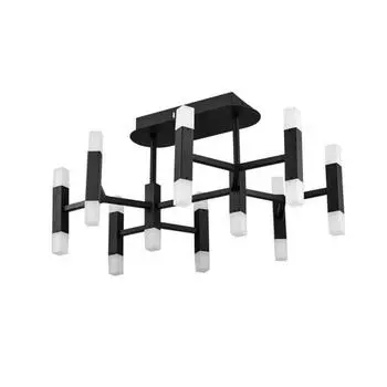 Люстра Niami, 72Вт LED, 4000K, 4464lm, цвет чёрный