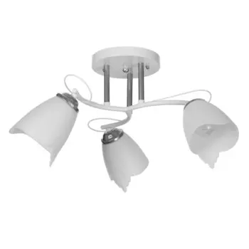 Люстра "Николь" 3х15Вт Е27 белый BayerLux