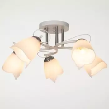 Люстра "Николь" 5х15Вт Е27 белый BayerLux