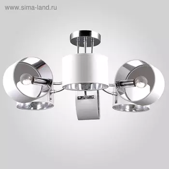 Люстра Nikolas 6x40Вт Е14, хром 65x65x30 см