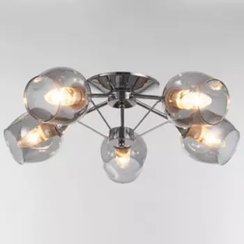 Люстра "Ночка" 5х60Вт Е27 хром