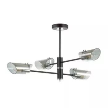 Люстра NOLAN 4x40Вт E14 хром, чёрный