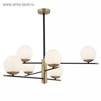 Светильник подвесной Maytoni MOD048PL-06G, 6хE14, 40Вт, 100х100х81,7 см, цвет золото