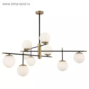 Светильник подвесной Maytoni MOD048PL-09G, 9хE14, 40Вт, 131,5х131,5х92,8 см, цвет золото