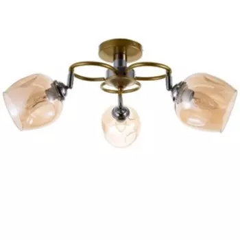 Люстра "Нова" 3x60Вт E27 шампань 58х58х26 см.