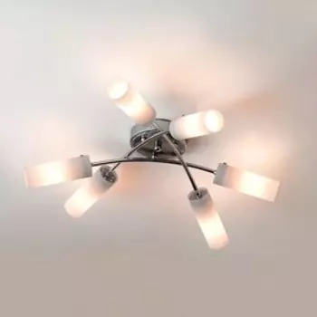 Люстра Новелла, 6x60Вт E14 хром