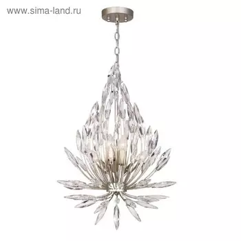 Люстра Octavius 5x40Вт E14, серебро 48x48x68 см