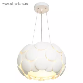 Люстра «Оделия», 2х60Вт E27, белый