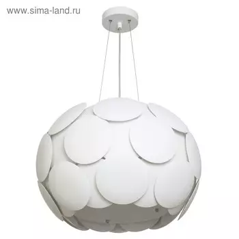 Люстра «Оделия», 3х60Вт E27, белый