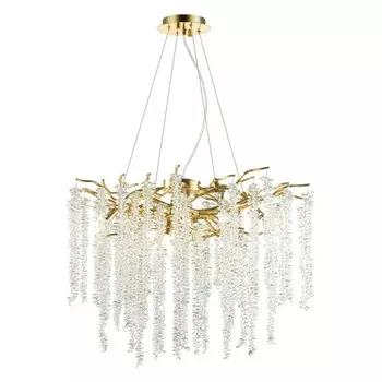 Люстра Odeon Light. Banche, 40Вт, G9, 1500х600 мм, цвет золотой