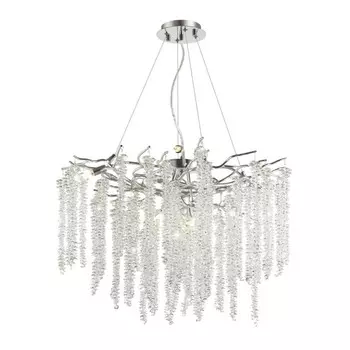 Люстра Odeon Light. Banche, 40Вт, G9, 1500х600 мм, цвет серебристый