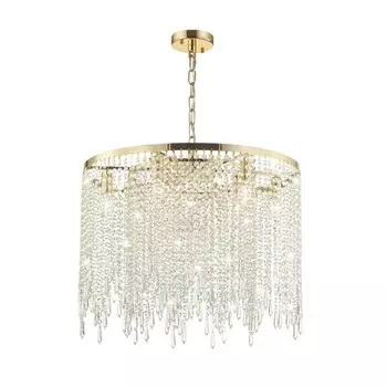 Люстра Odeon Light. Chokka, 40Вт, E14, 1500х600 мм, цвет золотой