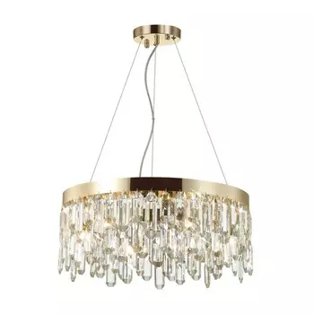 Люстра Odeon Light. Dakisa, 6х40Вт, E14, 753-1253х512 мм, цвет золотой