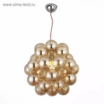 Люстра ODETTA 3x60Вт E27 хром 50x50x90см