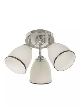 Люстра «Одилия» 3хЕ27 40т чёрно-хромовый 404021 см BayerLux