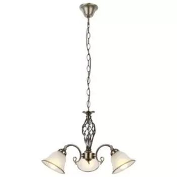 Люстра ODIN 3x60Вт E27 античная бронза