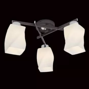 Люстра «Одиссей», 3x75Вт E27, хром, венге 43x39x19 см