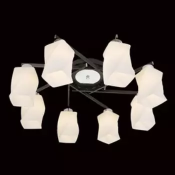 Люстра «Одиссей», 8x75Вт E27, хром, венге 66x60x19 см