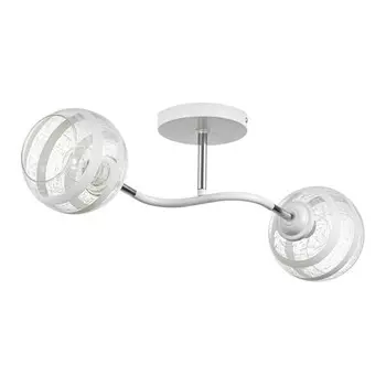 Люстра «Офелия» 2хЕ27 40 Вт бело-хромовый 482627 см BayerLux