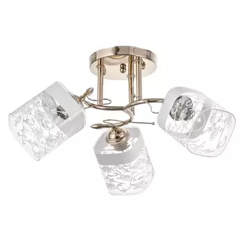 Люстра "Октава" 3х60Вт Е27 Золото