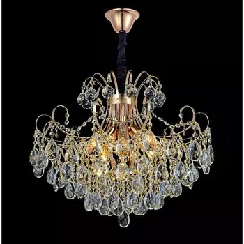 Люстра "Ольга" 6х60Вт Е14 золото 58х58х50см SVK