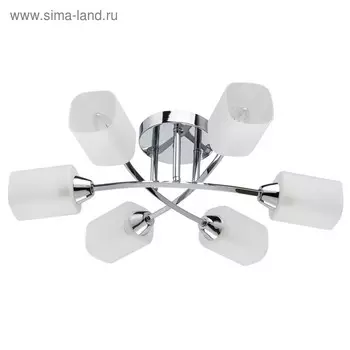 Люстра "Олимпия", 6x60Вт E14, цвет хром