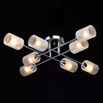 Люстра "Олимпия", 8x60Вт E14, цвет хром