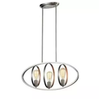 Люстра Olympic, 3x60Вт E27, цвет никель