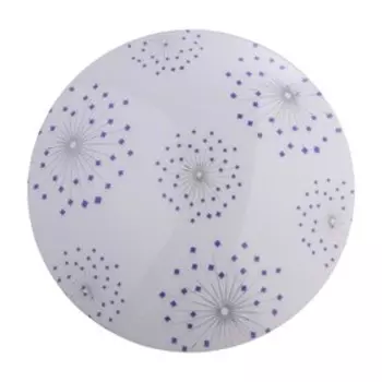 Люстра "Омега" 22W LED хром 38x38x11см