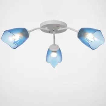 Люстра «Оникс» BayerLux, 315 Вт E27, белый-синий, 501515 см