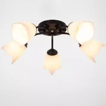 Люстра «Оникс» BayerLux, 515 Вт E27, черный-белый, 525215 см