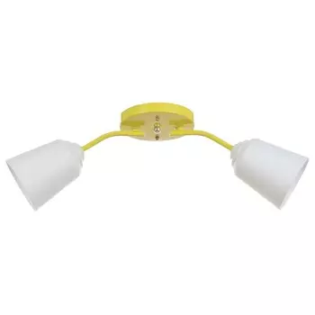 Люстра "Онлайн" (цил.) 2х15Вт Е27 МОДЕЛЬ:BR 00280 желтый 50х15х15см