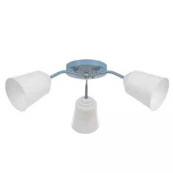 Люстра на потолок BayerLux «Онлайн», 315 Вт, Е27, голубой, 505015 см