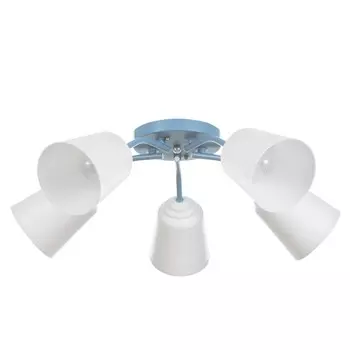 Люстра на потолок BayerLux «Онлайн», 515 Вт, Е27, голубой, 525215 см