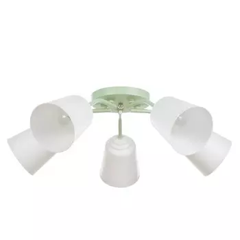 Люстра на потолок BayerLux «Онлайн», 515 Вт, Е27, мятный, 525215 см