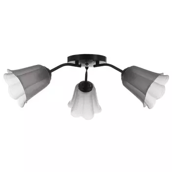 Люстра "Онлайн" (цветок) 3х15Вт Е27 МОДЕЛЬ: BR 00236 черный