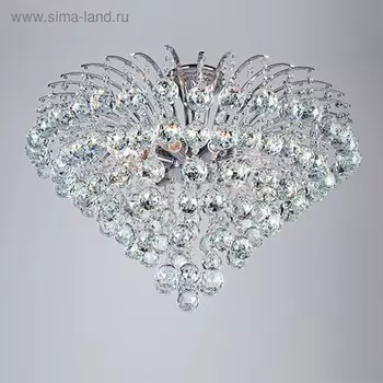 Люстра Ostiniya 9x60Вт Е14 хром 59x59x35см