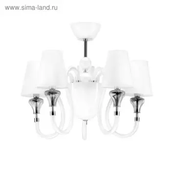 Люстра OTTO 5х25Вт+1х40Вт G9, +E14, белый 70x50 см