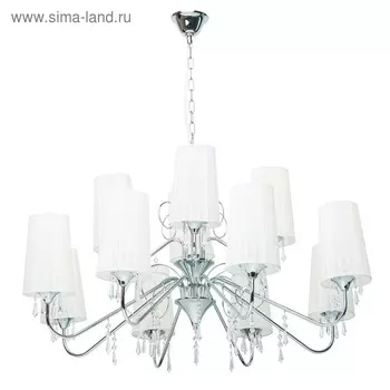 Люстра "Палермо" 12x40Вт E14 хром