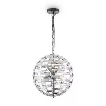 Люстра Palla, 6x40Вт E14, цвет хром