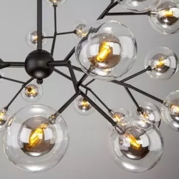 Люстра Pallina 27x3Вт G4 чёрный