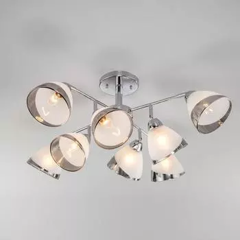 Люстра Paola, 8x40Вт E27, цвет хром