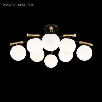 Люстра Paolina 8x40Вт E14 чёрный