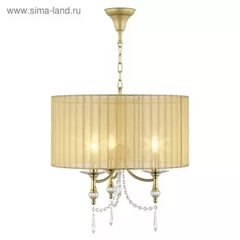 Люстра PARME 3x40Вт E14, золото 52x170 см