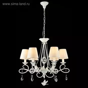 Люстра Passarinho 6x40Вт E14 белый